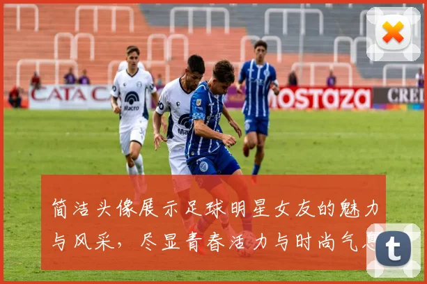 简洁头像展示足球明星女友的魅力与风采，尽显青春活力与时尚气息
